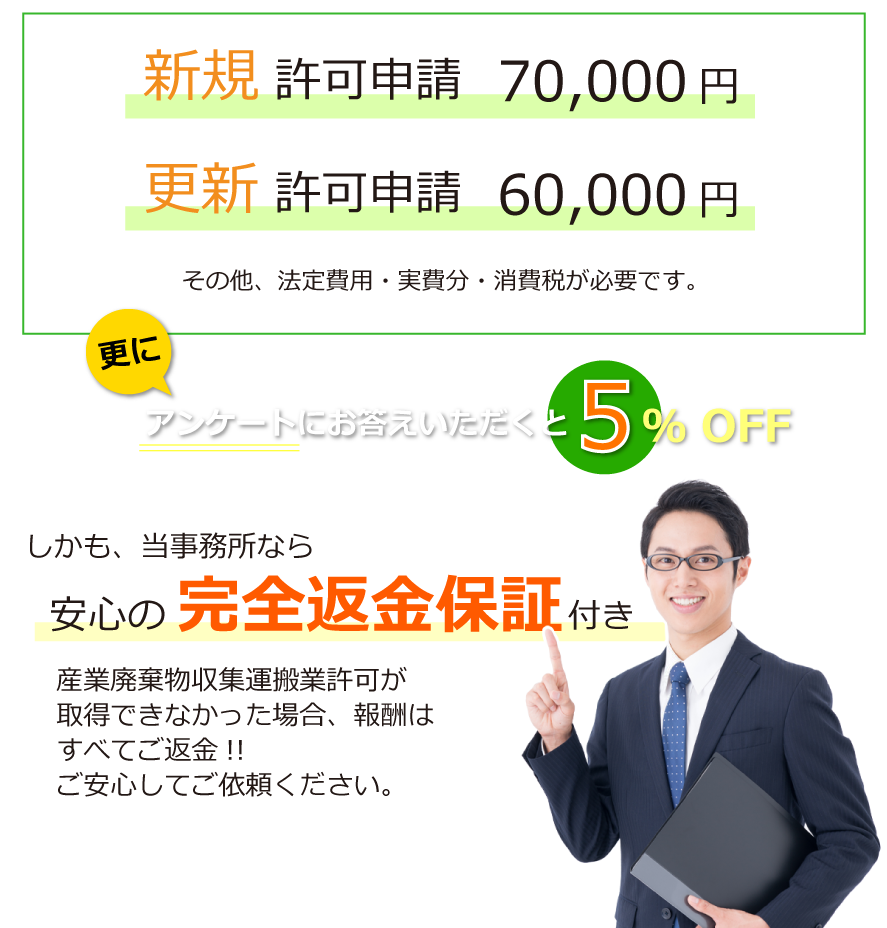 産廃業のプロだからできる！いつでも特別価格！